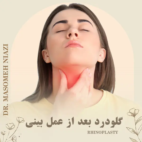 rhinoplasty Sore throat